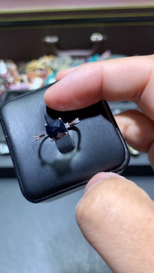 【闪购商品】蓝宝石戒指未镶嵌L39【多样性发其一】