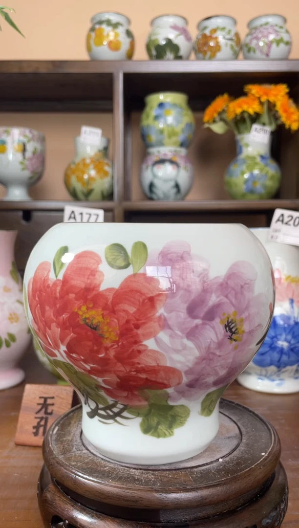 瓶景德镇手绘陶瓷花瓶 源头工厂