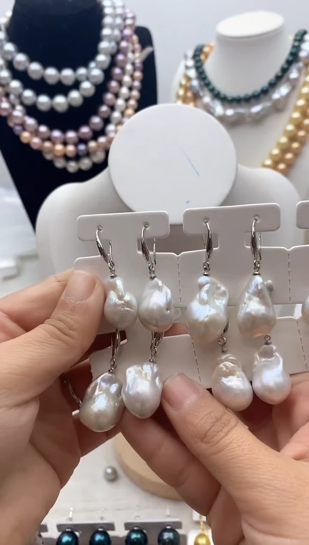 【闪购商品】淡水珍珠颈饰钛钢48