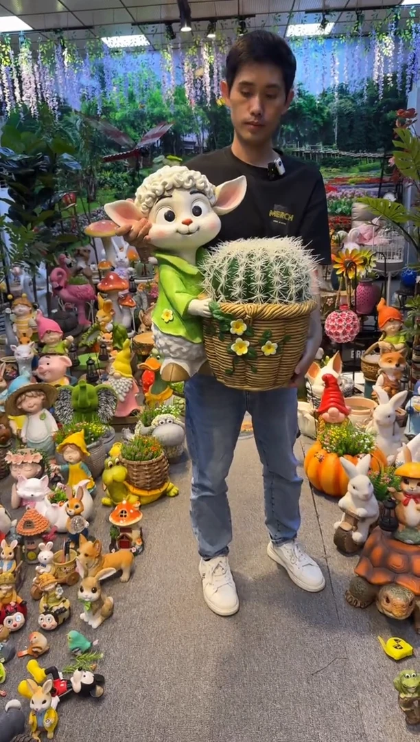 无花朵花园庭院摆件&00&