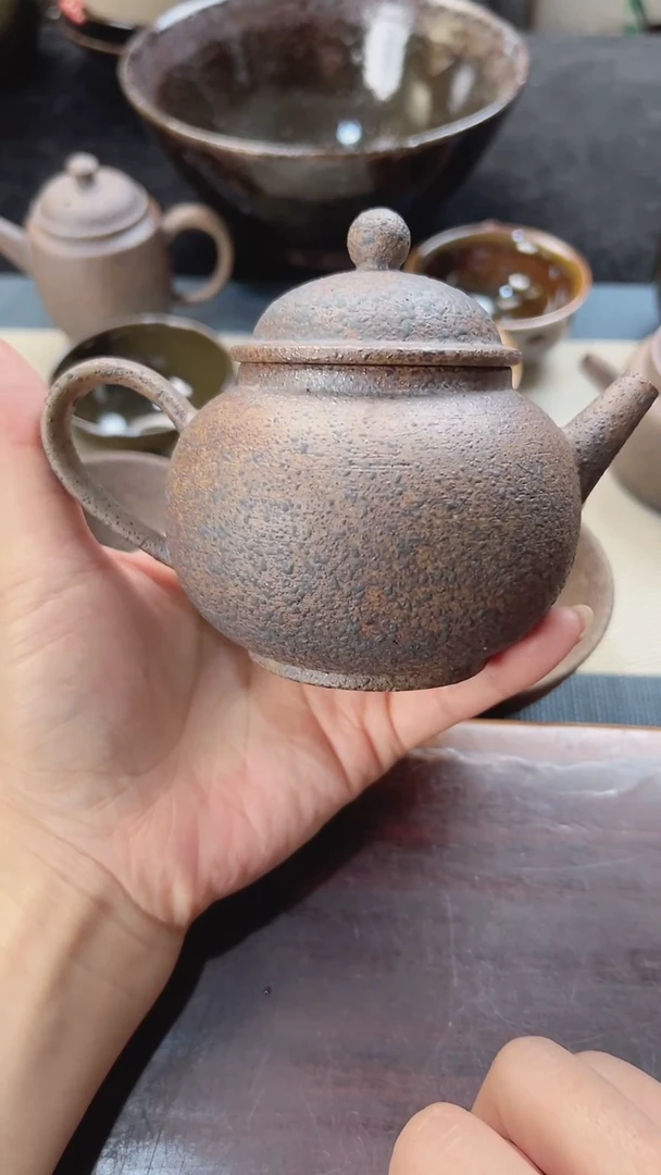 粗泥裸烧泡茶壶240cc左右