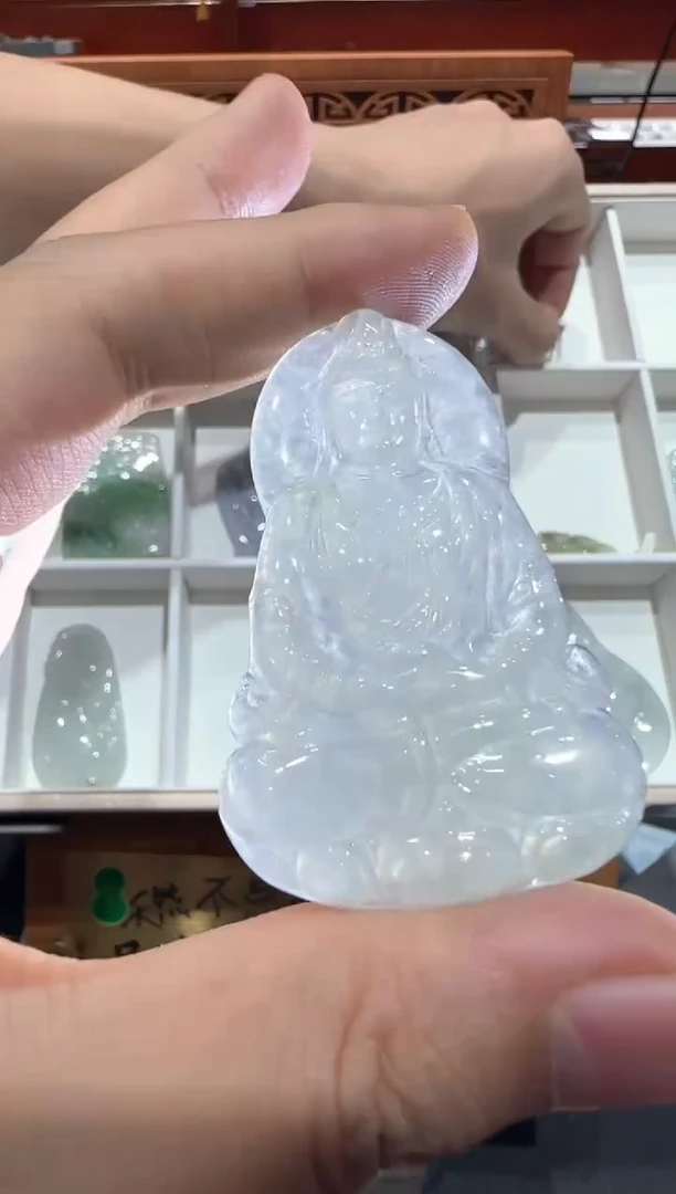 翡翠挂件未镶嵌A货翡翠多样性孤品