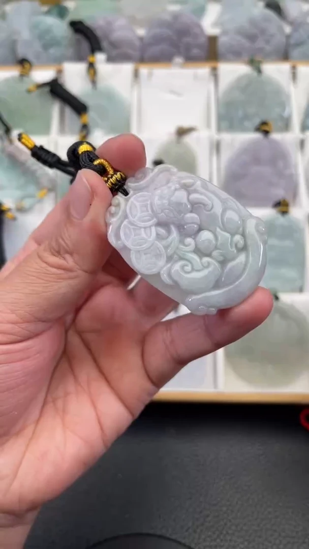 颈饰未镶嵌翡翠天然缅甸翡翠A货198