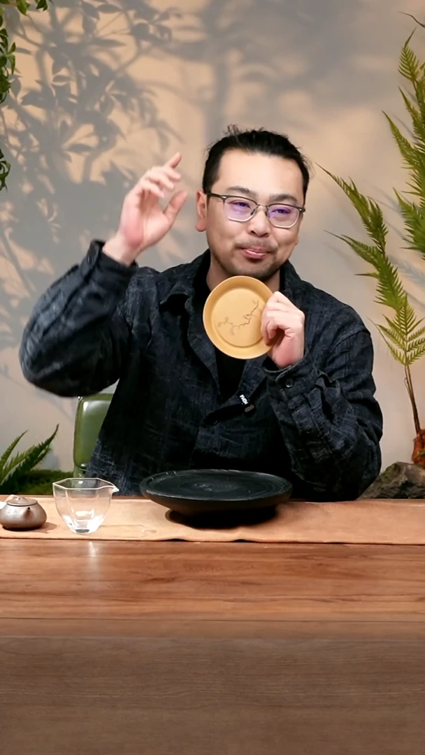 【闪购商品】紫砂茶壶五堂紫砂茶宠-刻鸟盘