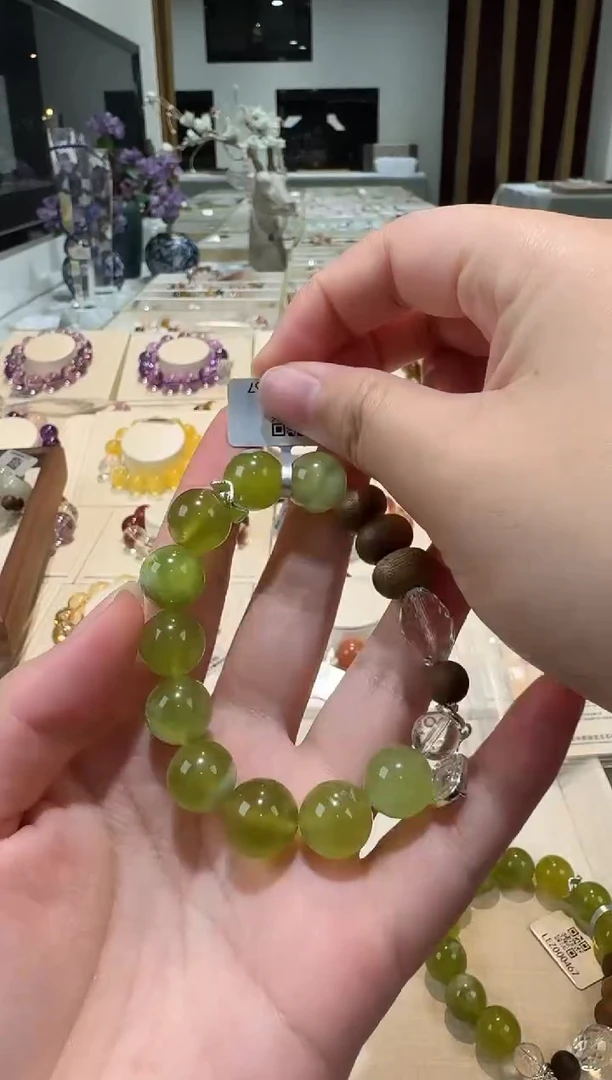 未镶嵌岫玉手链手串