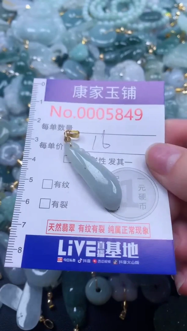 颈饰未镶嵌翡翠5849