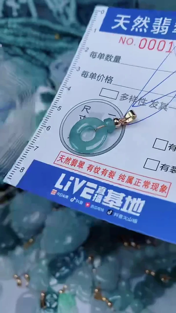 翡翠未镶嵌颈饰00001937