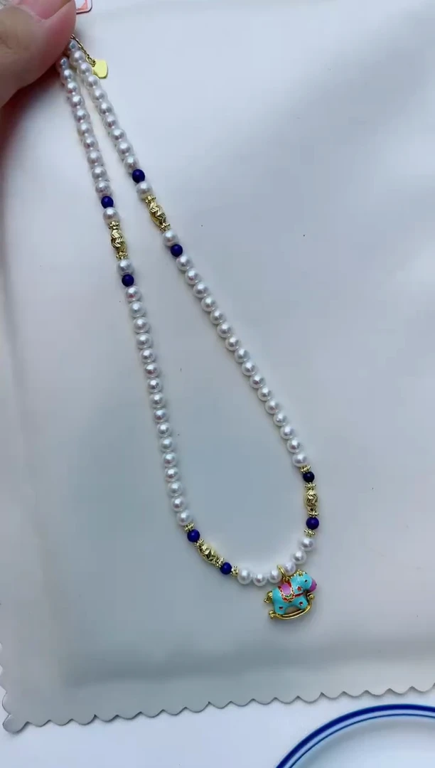 淡水珍珠未镶嵌颈饰W10