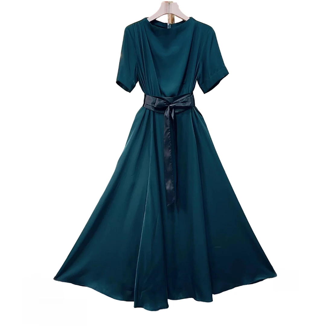 现货【RG1065】2025年时尚气质百搭减龄显瘦新款设计小众女装连衣裙