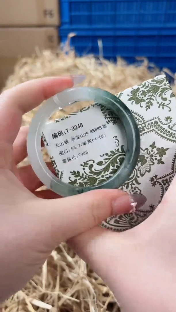 未镶嵌手镯石英质玉T-3248