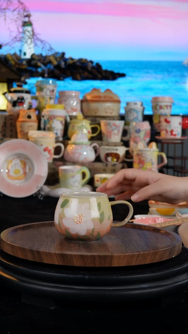 陶瓷便携款手工手绘景德镇陶瓷
