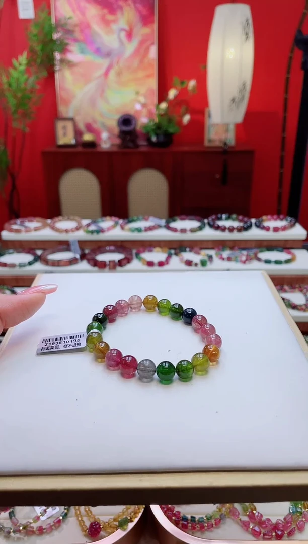 未镶嵌手串碧玺手串多样性发一