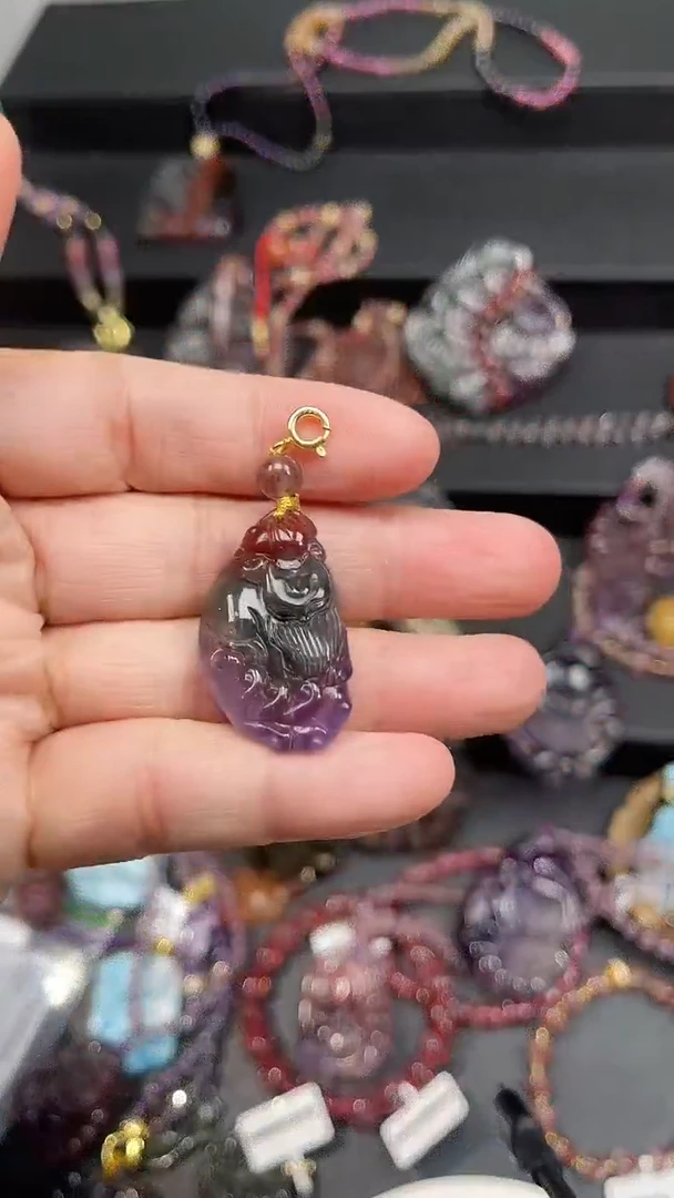 未镶嵌颈饰水晶【百晶灵儿】定制款