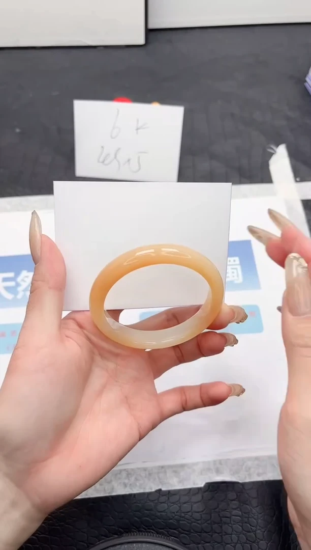 【闪购商品】石英质玉手镯未镶嵌Y62-53.5