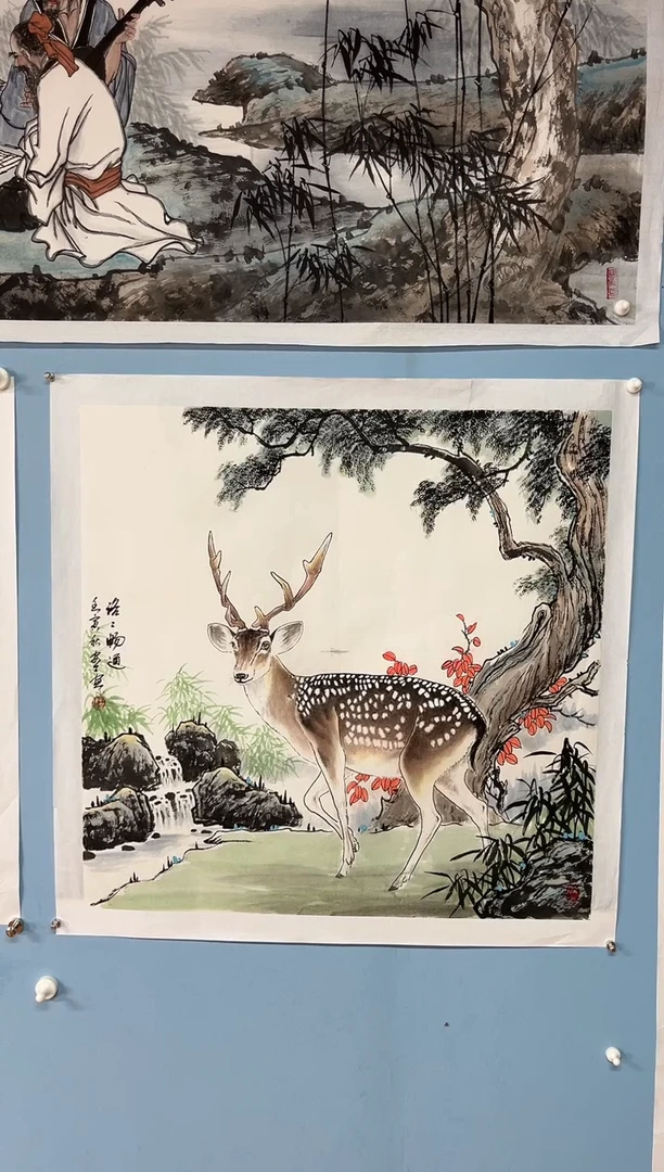 国画路***z安汝杠国画一幅
