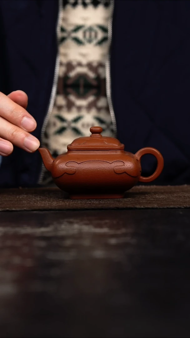 茶壶紫砂原矿手工壶130CC