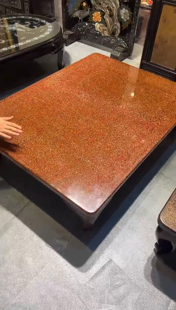 菠萝漆 大桌子（长1.21m 宽91cm 高32cm）