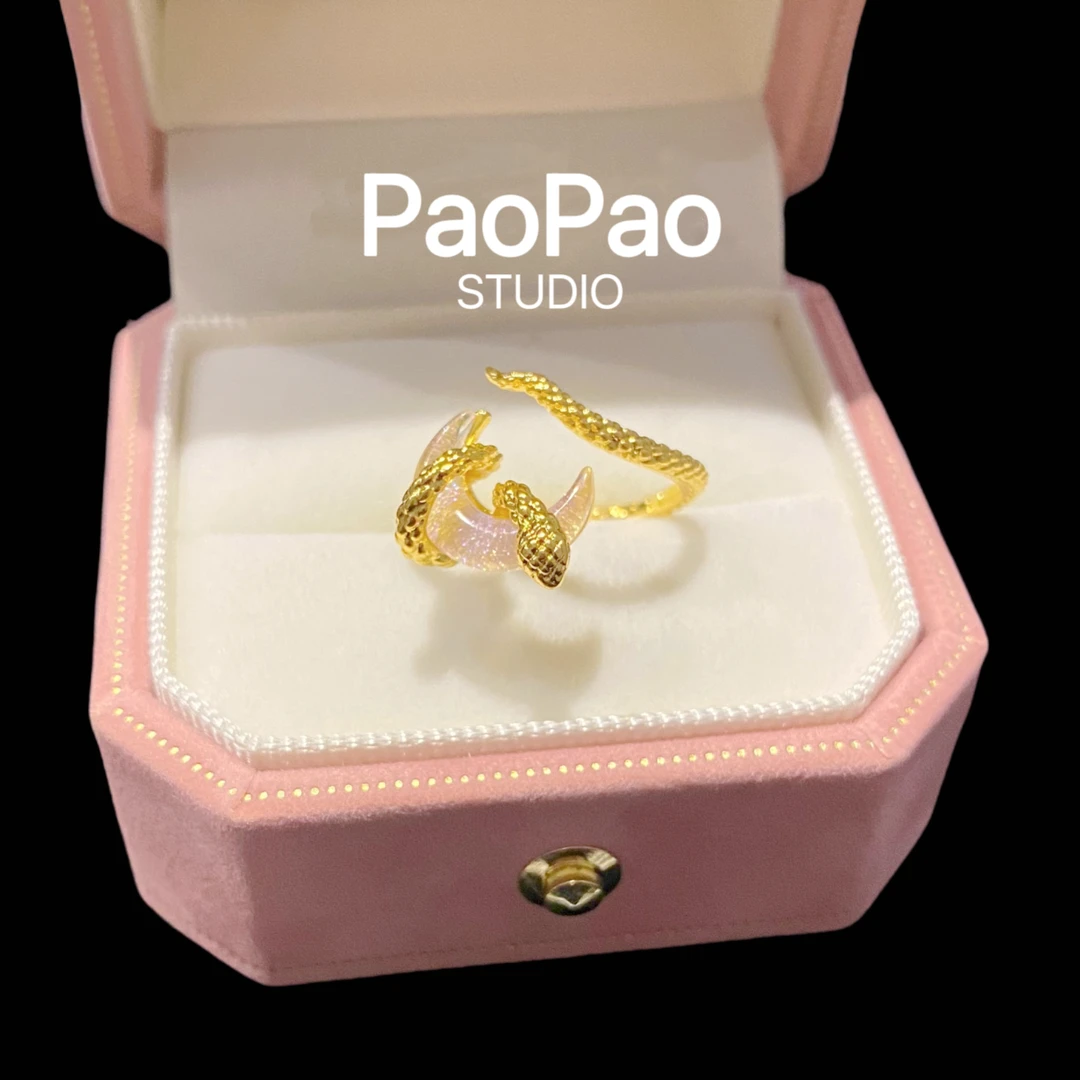 【月亮小蛇】可调节戒指CHANGE X 设计师GP824