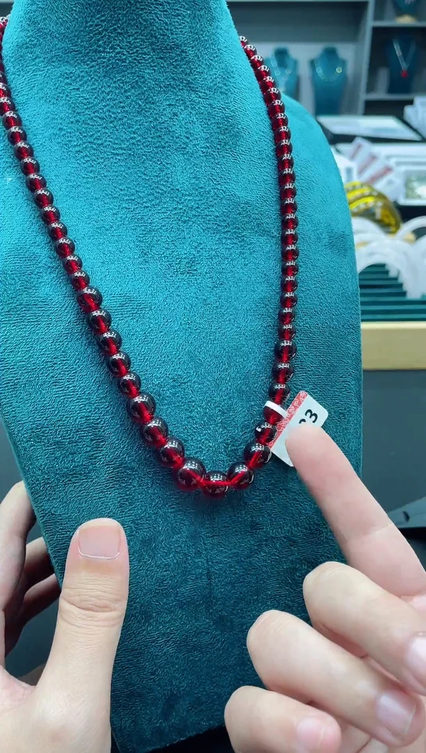 未镶嵌手链石榴石A083石榴石项链