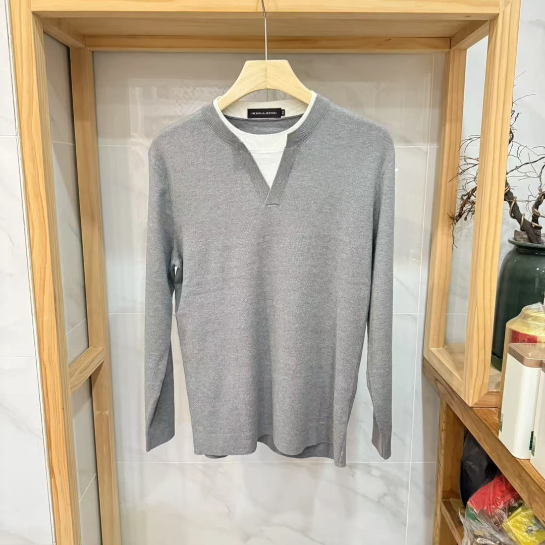 【四哥同款】针织衫（蚕锦绒）  混纺针织26686