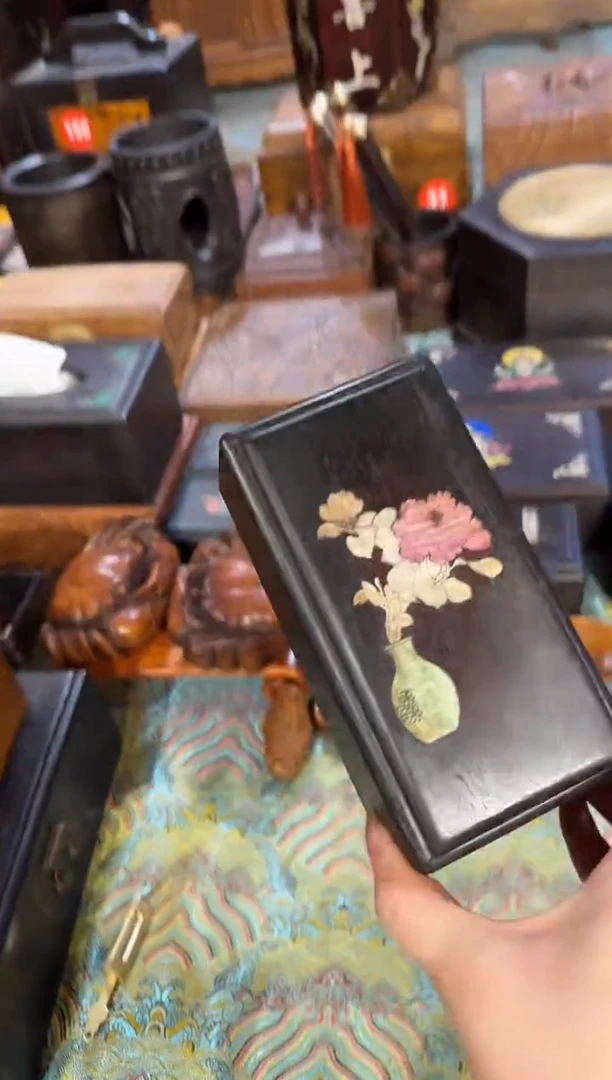 【闪购商品】木木艺紫檀花瓶机关盒98.88888