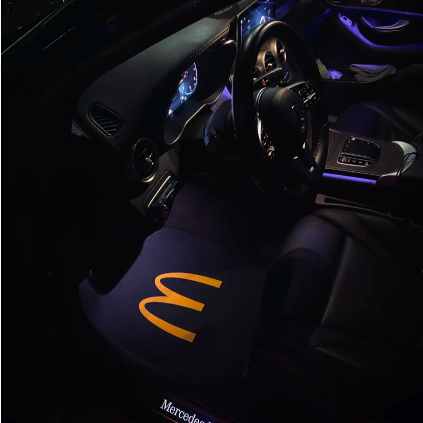 麦门汉堡车内脚垫汽车通用脚垫定制车内用品防脏脚垫新款