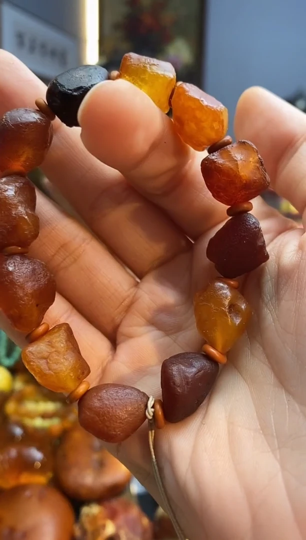 手串琥珀未镶嵌手串