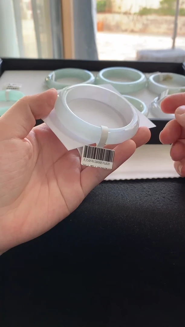 未镶嵌手镯翡翠55.4正圈买断Y4071