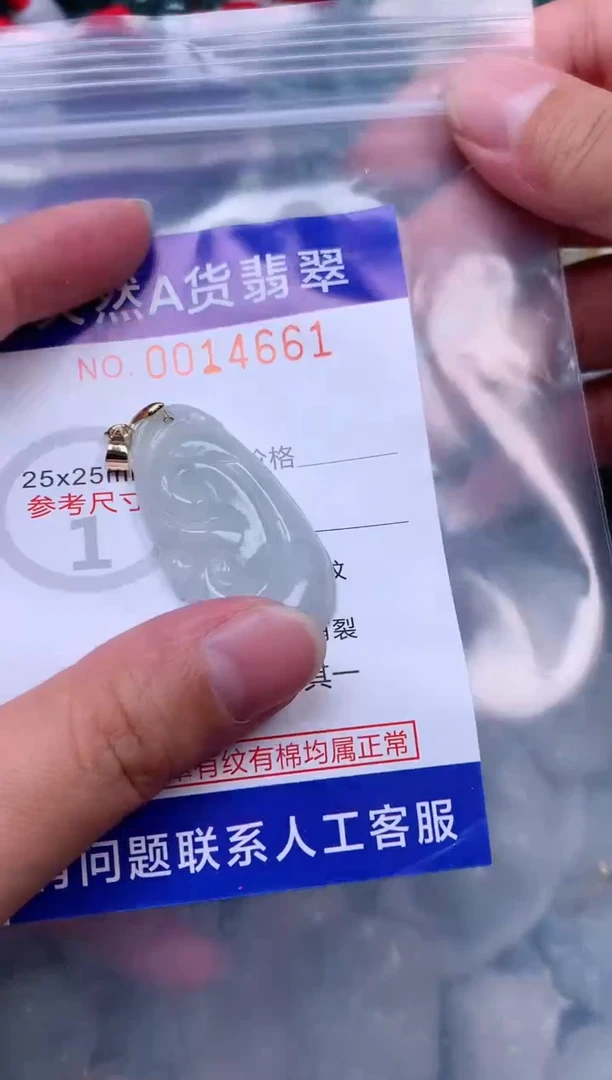 吊坠(赠链)未镶嵌翡翠1