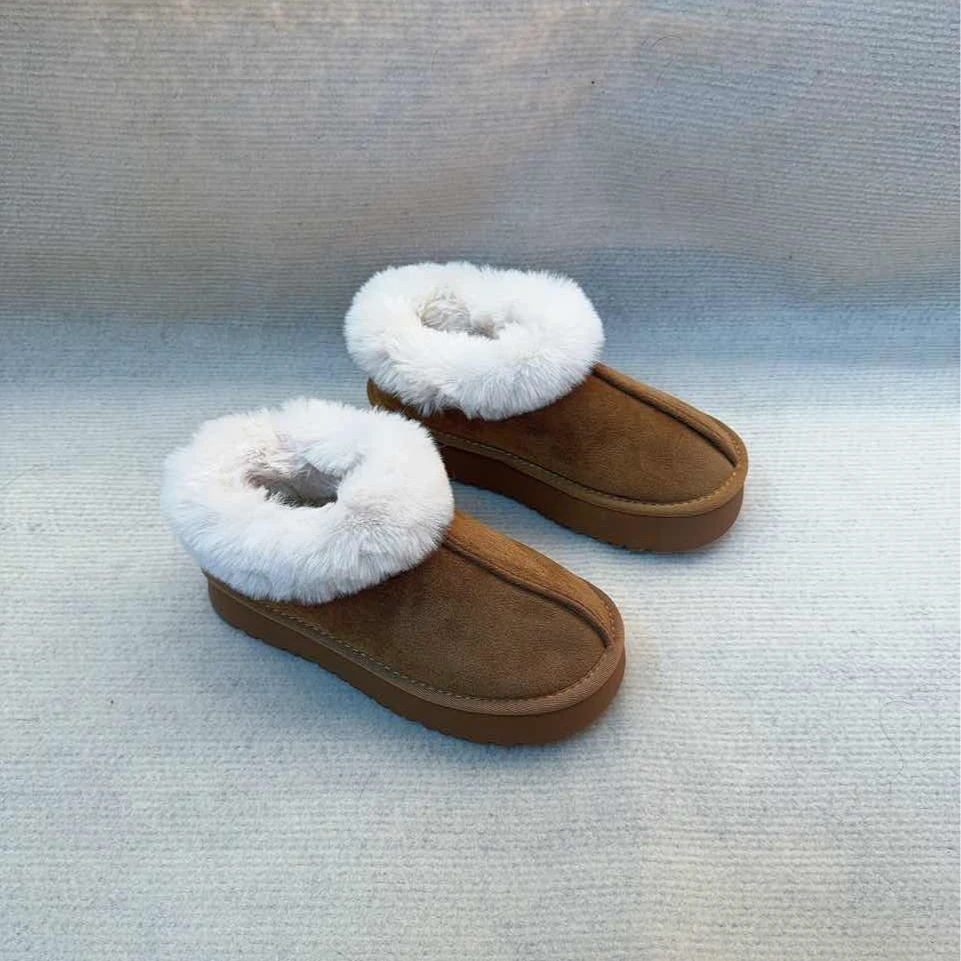 IEF/爱依服2025新款秋冬季女圆头时尚百搭软底保暖雪地靴