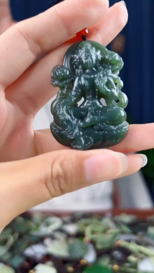 未镶嵌和田玉挂件拍一发一