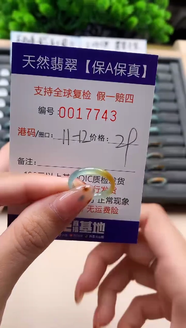 未镶嵌戒指翡翠天然  17743