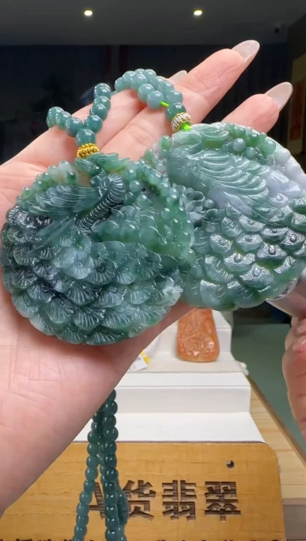 【闪购商品】翡翠颈饰未镶嵌多样性发一对YJ@@WS1WX28746