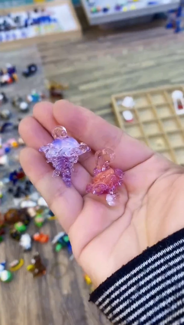 【闪购商品】琉璃手工艺品蘑菇2个