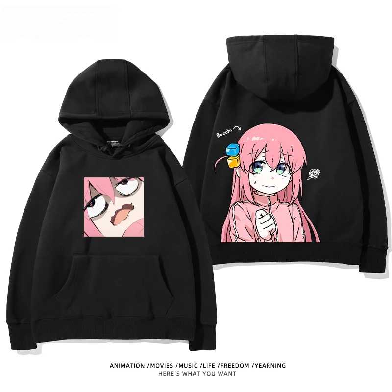 孤独摇滚动漫波奇酱卫衣薄款连帽外套二次元男女学生春秋季打底衫