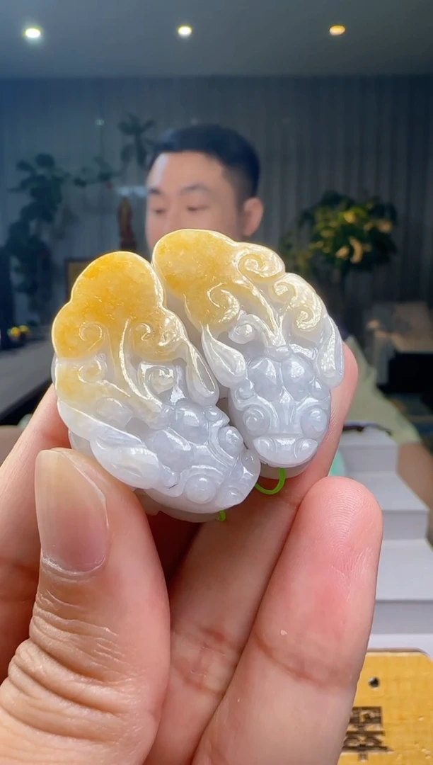 吊坠(不含链)未镶嵌翡翠风*子XM@@9653