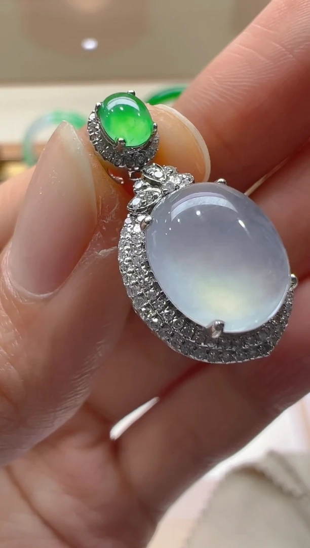 【闪购商品】翡翠吊坠(不含链)18K金镶嵌多样性团购发一件