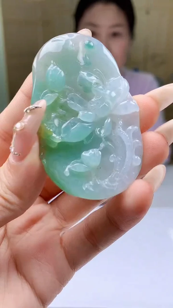 【闪购商品】定制翡翠未镶嵌4902ty-毛货挂件141