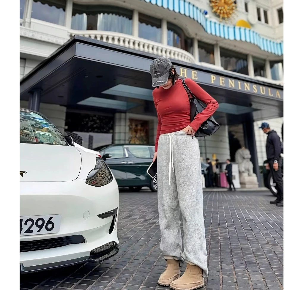 HC  休闲耐磨直筒 上身舒适 简约 运动裤 B180