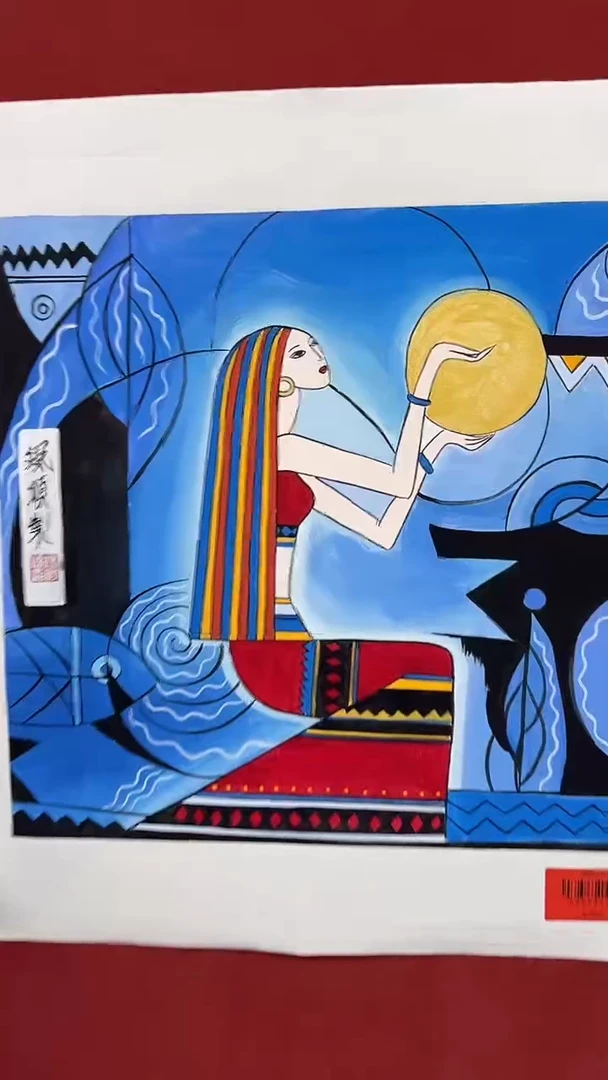 国画杨风顺-1平尺-人物