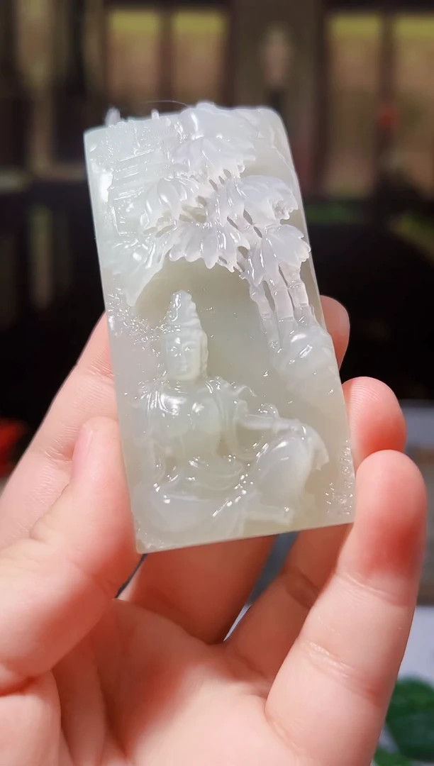 定制和田玉匠人臻玉馆天然和田玉