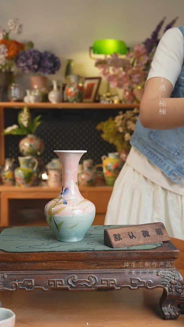 摆件景德镇陶瓷原创花器