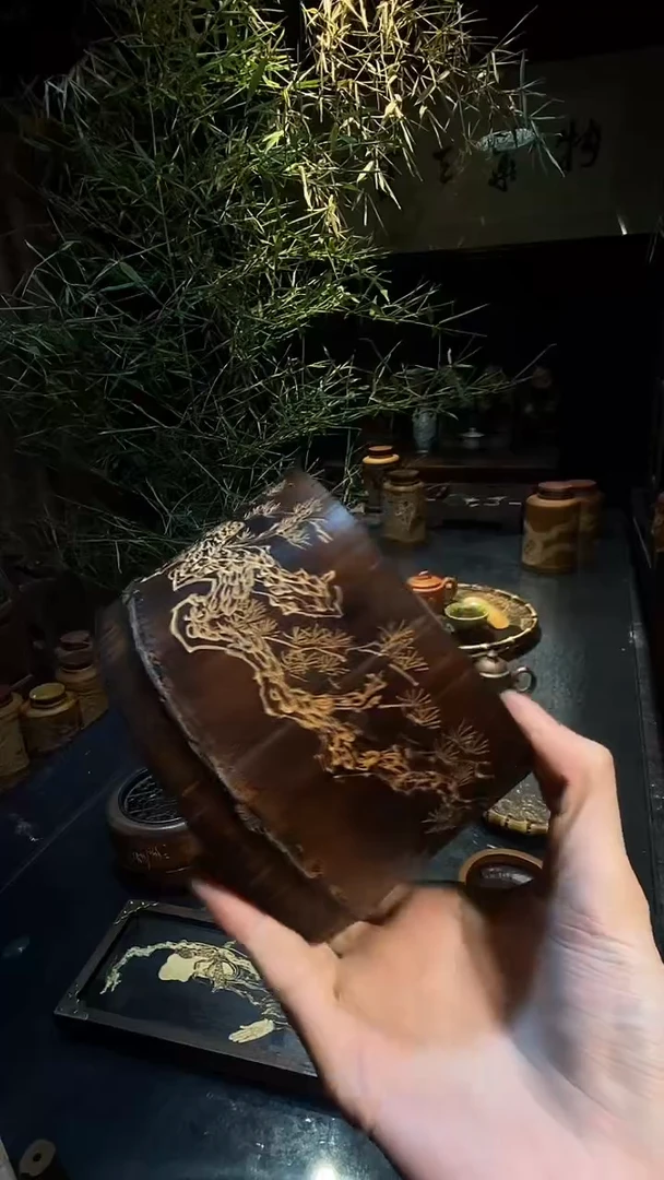 老料皮裂茶洗缸【松树】