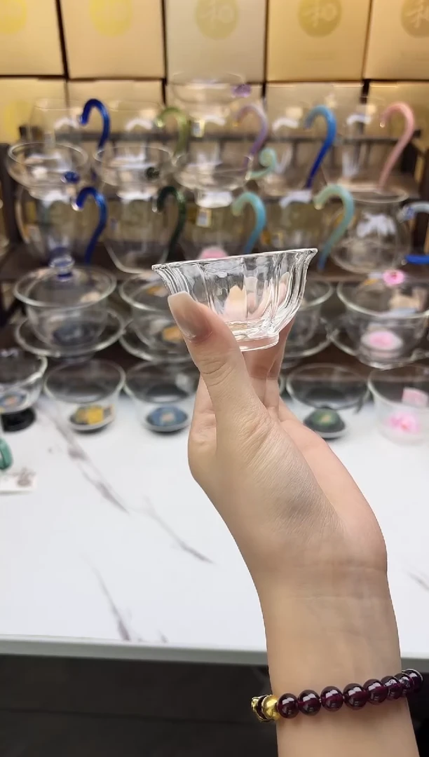 玻璃手工艺品禾器 乐妍杯