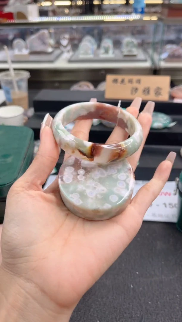 石英质玉手镯未镶嵌59圈口（赠品镯心）2S931