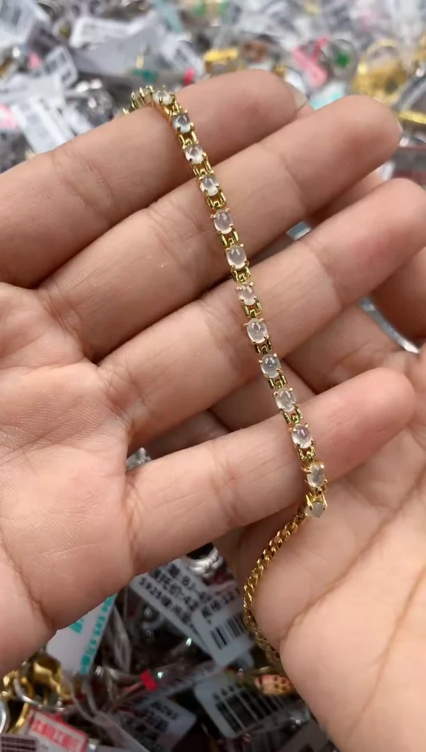 银S925镶嵌戒指翡翠999---6