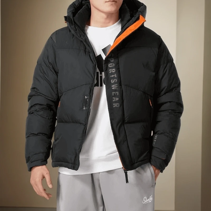 Adidas/阿迪达斯男子装冬季新款连帽休闲服保暖羽绒外套JM4621