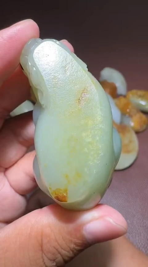 未镶嵌和田玉把件浙**电和田玉