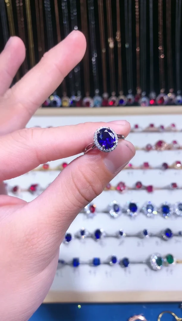 【闪购商品】紫晶戒指银S925镶嵌1111