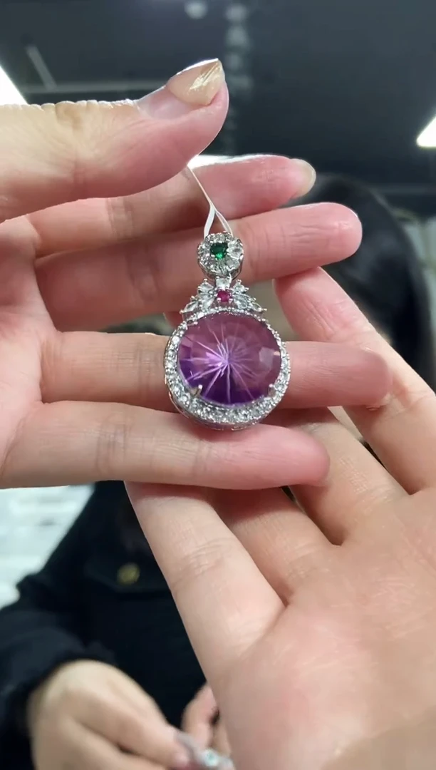 【闪购商品】水晶吊坠未镶嵌多样性发其一颜色微差